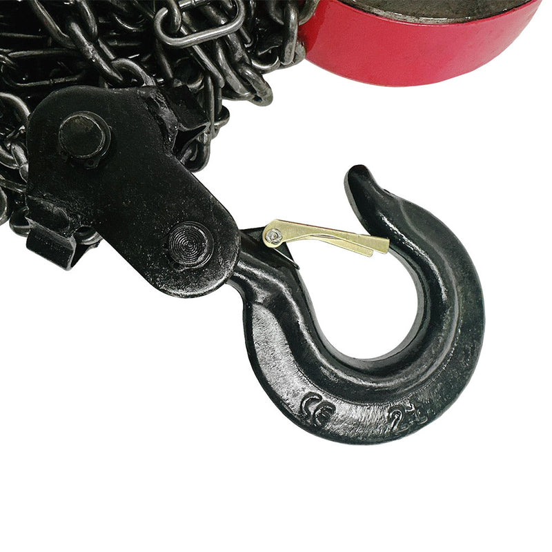 4000lb 2 Ton Chain Hoist Winch Manual Lift Chain System Rigging Puller Block
