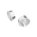 25 Pcs Size Dividers for Clothes Hangers – Snap-On Garment Rack Markers, S Size - Small Size, Closet Organizer Tags for Retail or Home Use