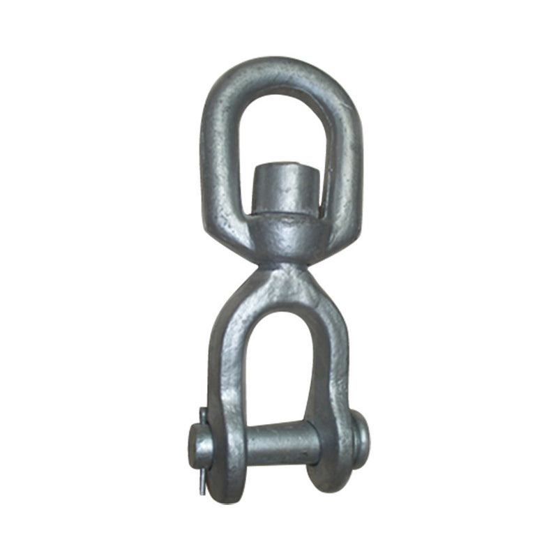 1/4 Inch JAW EYE Swivel Marine Mooring Galvanized 850 lbs