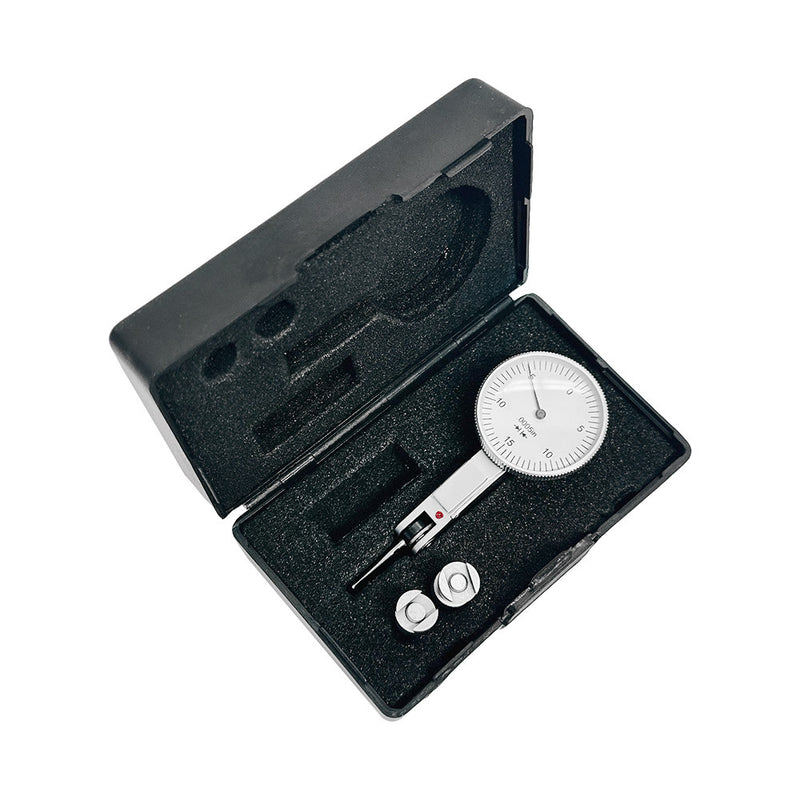 High Precision .030" Dial Test Indicator , 0.0005" Graduation 0-15-0 White Face