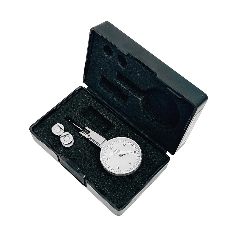 High Precision .030" Dial Test Indicator , 0.0005" Graduation 0-15-0 White Face