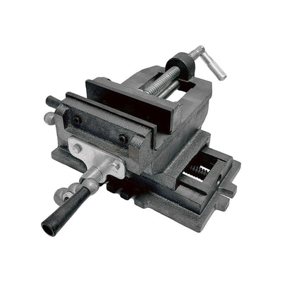Heavy Duty 5" Cross Slide Drill Press Vise,2 Way X-Y Clamp Vise, 5" Jaw Opening