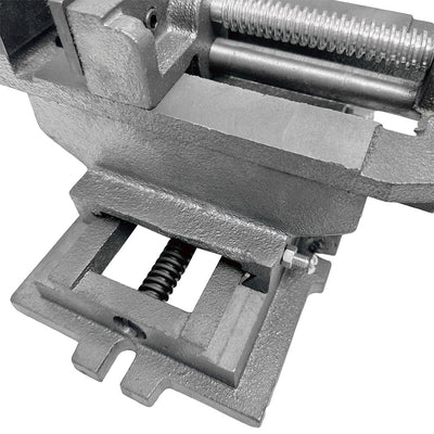 Heavy Duty 5" Cross Slide Drill Press Vise,2 Way X-Y Clamp Vise, 5" Jaw Opening