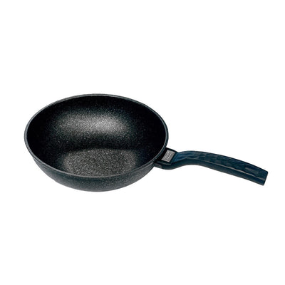 8" Wok Non-Stick Cooking Frying Pan Pot, 5 Layer Marble Coating, Made In Korea