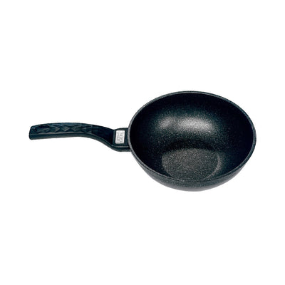 8" Wok Non-Stick Cooking Frying Pan Pot, 5 Layer Marble Coating, Made In Korea
