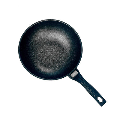 9.5" Wok Non-Stick Cooking Frying Pan Pot, 5 Layer Marble Coating, Made In Korea