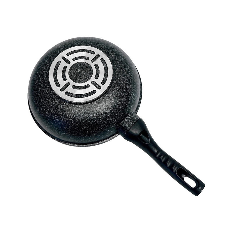 9.5" Wok Non-Stick Cooking Frying Pan Pot, 5 Layer Marble Coating, Made In Korea