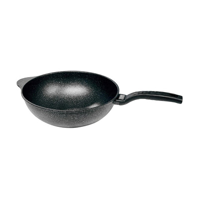 12.5" Wok Non-Stick Cooking Frying Pan Pot, 5 Layer Marble Coating,Made In Korea