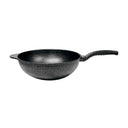 Made in Korea 12.5" Nonstick Wok Pan 5-Layer Marble Coating Frying Pan for Stir Fry, Sauté & Everyday Cooking