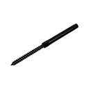 Black Oxide 1/8" Hand Swage Lag Stud For 1/8" Cable Wire Right Lag, T316 SS