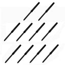 Black Oxide 1/8" Hand Swage Lag Stud For 1/8" Cable Wire Right Lag,T316 SS,10 Pc