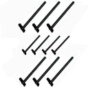 Black Oxide 1/8" T316 S.Steel Drop Spin Stud For 1/8" Wire Rope Cable 10 Pc