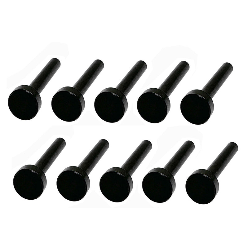 3/16" T316 S.Steel Black Oxide Hand Swage Dome Plain Head For 3/16" Cable 10 PC