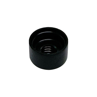 Black Oxide Stainless Steel Round Cap For Jam Nut (RIGHT), UNC 1/4" - 20