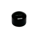 Black Oxide Stainless Steel Round Cap For Jam Nut (RIGHT), UNC 1/4" - 20