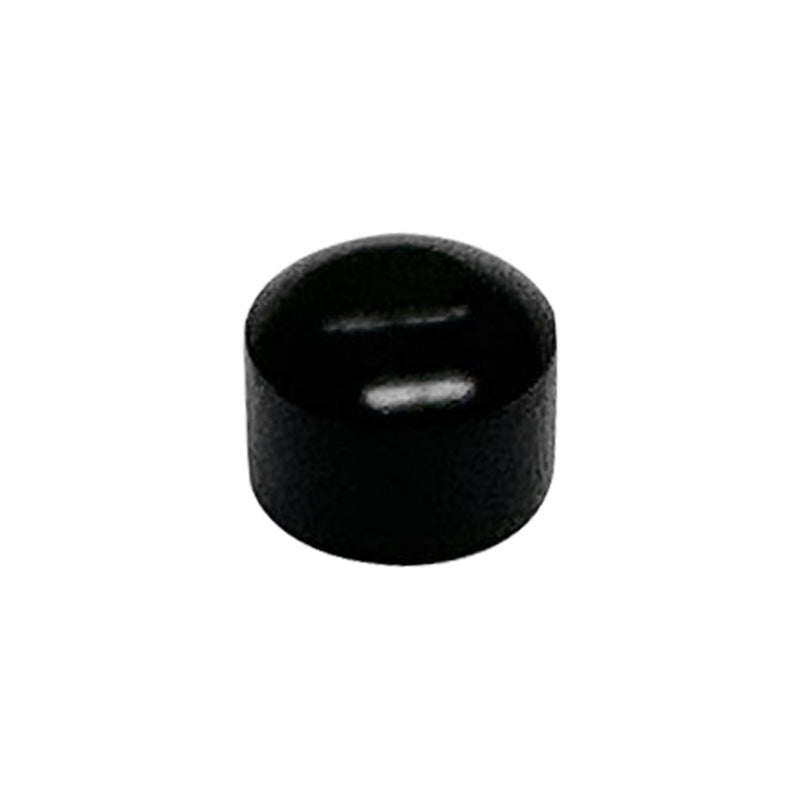 UNC 1/4" - 20 Black Oxide Stainless Steel Round Cap For Jam Nut (RIGHT) , 10 Pc