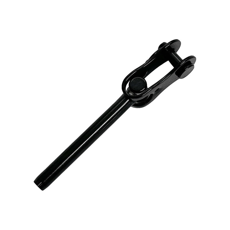 3/16" Black Oxide Stainless Steel Hand Swage Toggle Jaw For 3/16 Cable Wire,10PC