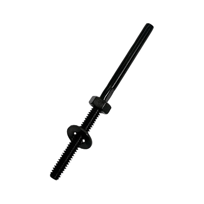 T316 SS Hand Swage Wrench Flat Stud 1/4"-20 Thread For 1/8" Cable, Black Oxide