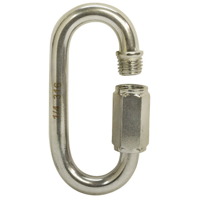 5/16" Stainless Steel Quick Link Chain Rigging Marine 1,760 LBS Capacity