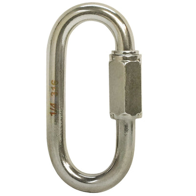 5/16" Stainless Steel Quick Link Chain Rigging Marine 1,760 LBS Capacity