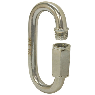 5/16" Stainless Steel Quick Link Chain Rigging Marine 1,760 LBS Capacity