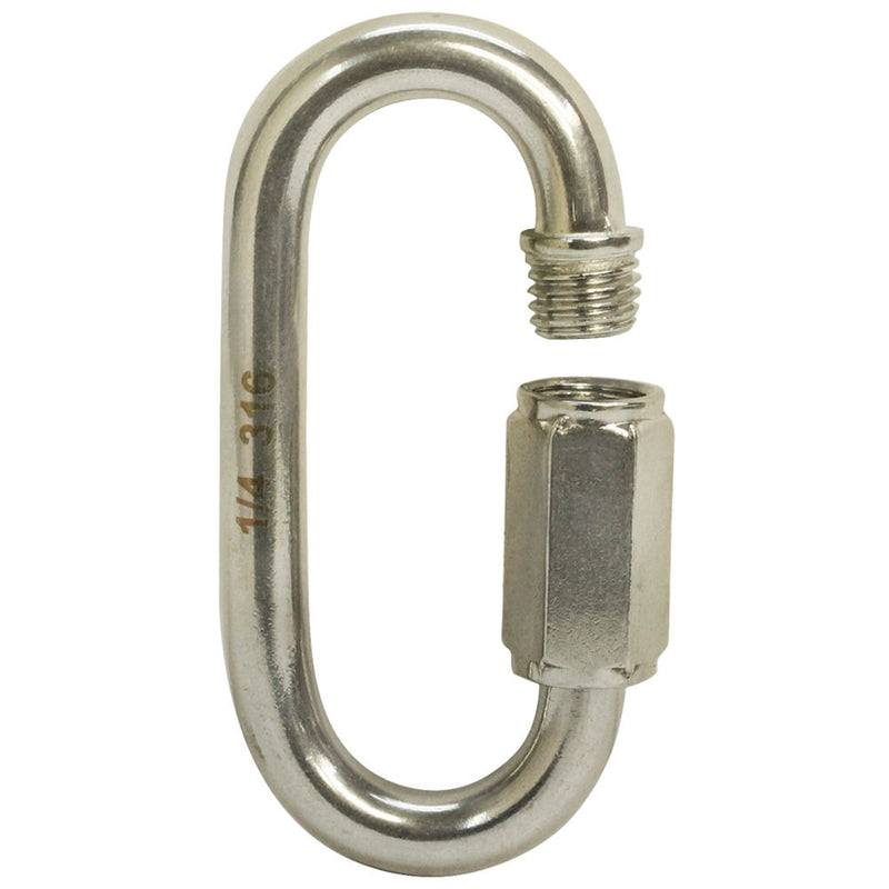 1/8" Stainless Steel Quick Link Chain Rigging Marine 150 LBS Capacity