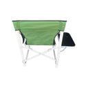 Green Foldable Director Camping Chair,  Portable Camp Seat with Cup Holder & Side Table for Outdoor, Picnic, Beach & Sports Events