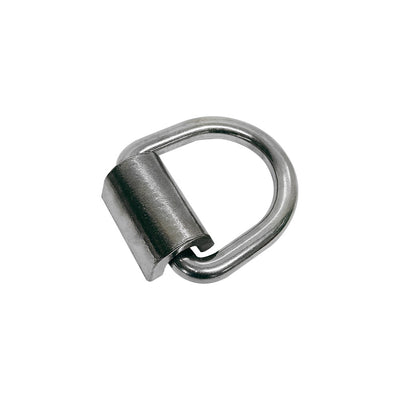 Stainless Steel Weld-On Lashing Ring D-Rings Marine Boat Tie-Down Anchor