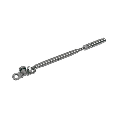 Marine Stainless Steel Swageless Deck Toggle Turnbuckle Fitting 1/8", 3/16" Cable Wire Rope