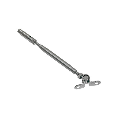 Marine Stainless Steel Swageless Deck Toggle Turnbuckle Fitting 1/8", 3/16" Cable Wire Rope