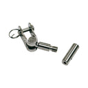 Marine Boat Stainless Steel Swageless Toggle Jaw For 1/8", 3/16" Cable Wire Railing