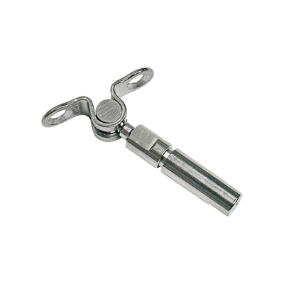 Marine Boat Stainless Steel Swageless Deck Toggle For 1/8", 3/16" Cable Wire Railing