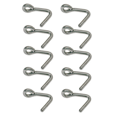 5/16", 3/8" Marine Boat Stainless Steel Downhaul Hook Rigging Lifting Hook