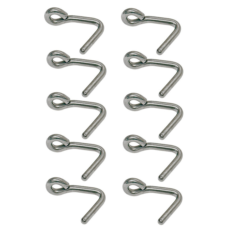 5/16", 3/8" Marine Boat Stainless Steel Downhaul Hook Rigging Lifting Hook