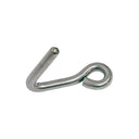 Marine Boat Stainless Steel Downhaul Hook, Rigging Lifting Hook Hardware for Sailboat, Yacht, Dock, Rope, Cable, Chain, and Marine Use