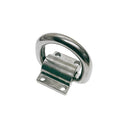 Marine Boat T316 Stainless Steel Bolt-On Lashing Ring D-Ring Anchor Tie Down for Deck, Dock, Trailer, Cargo, Rope, Chain, and Rigging