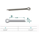 Marine Boat Stainless Steel Cotter Pin Clip Split Pin Hardware