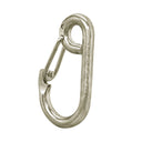 Stainless Steel Gate Spring Snap Hook Lobster Claw Carabiner, Marine Boat Clip for Rope, Chain, Cable, and Outdoor Use