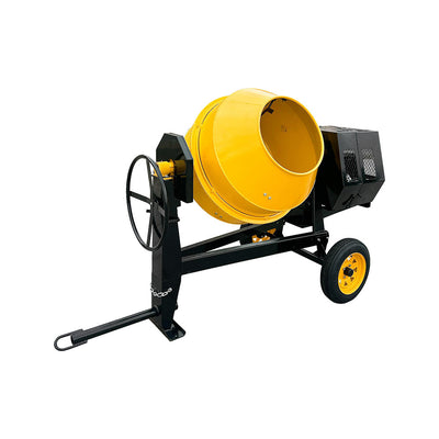 Towable Cement Mixer Concrete Mixer Gasoline Electric 17 Cubic Feet, 12V, 13HP