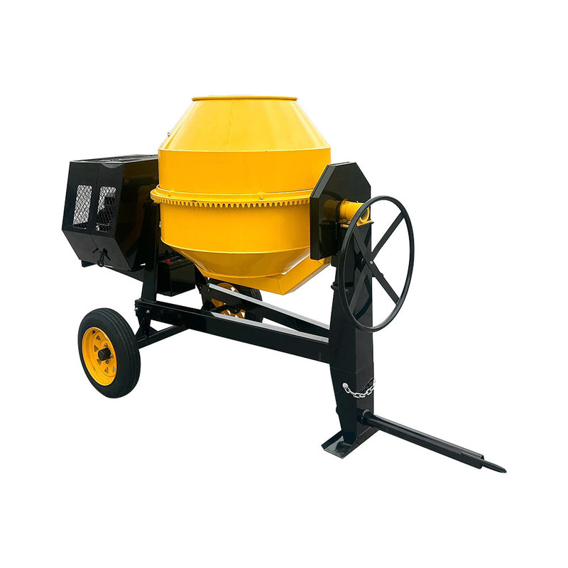 Towable Cement Mixer Concrete Mixer Gasoline Electric 17 Cubic Feet, 12V, 13HP