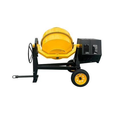 Towable Cement Mixer Concrete Mixer Gasoline Electric 17 Cubic Feet, 12V, 13HP