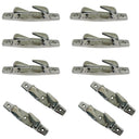 Stainless Steel Boat Angled Left Right Deck Dock Mooring Rope Cleat Chock Skene Chocks