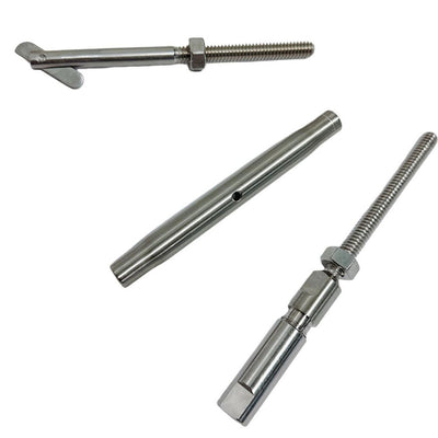 Marine Swageless & Drop Pin Turnbuckle For Cable Wire, T316 Stainless Steel