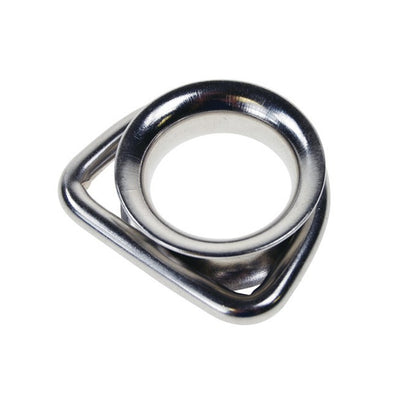 1/4" Marine Boat D Ring Thimble Wire Rope Sailing Yacht, Stainless Steel T316