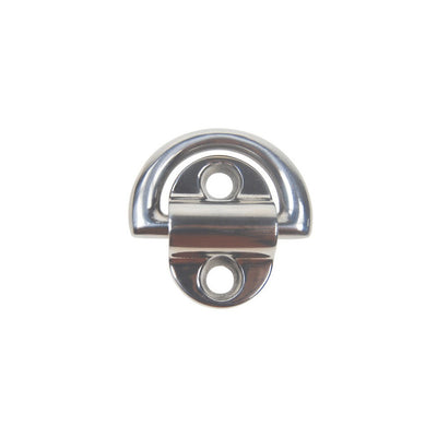 Stainless Steel 316 Folding Pad Eye D Ring Tie Down 3/16" Marine Grade