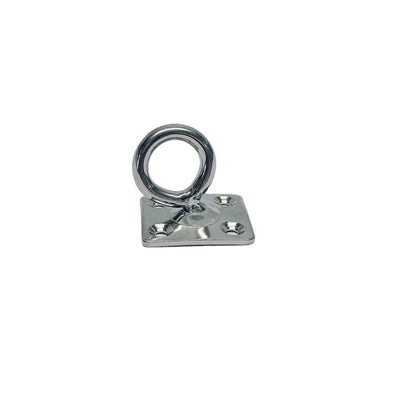 Boat Deck Stainless Steel Square Pad Swivel Eye Rigging Lift Marine