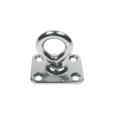 Boat Deck Stainless Steel Square Pad Swivel Eye Rigging Lift Marine