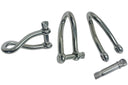 Stainless Steel T316 Twisted Shackle Screw Pin Marine Grade