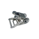 Marine Boat HD 2" Ratchet Buckle Tie Down Rope 1600 Lb WLL Stainless Steel T304