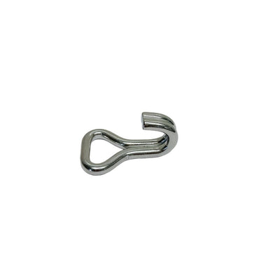 1" Marine Grade J Web Hook J Hook Rigging Stainless Steel 400 Lbs Loading Capacity